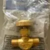 Western Enterprises 209 Oxygen CGA-022 Valve 200PSI B-Size M/M RH Brass NEW - Image 2